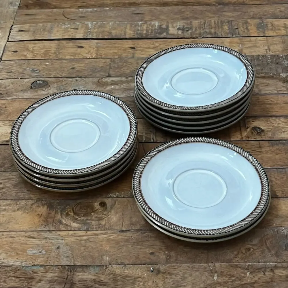 Denby Luxor Saucers Plates 6